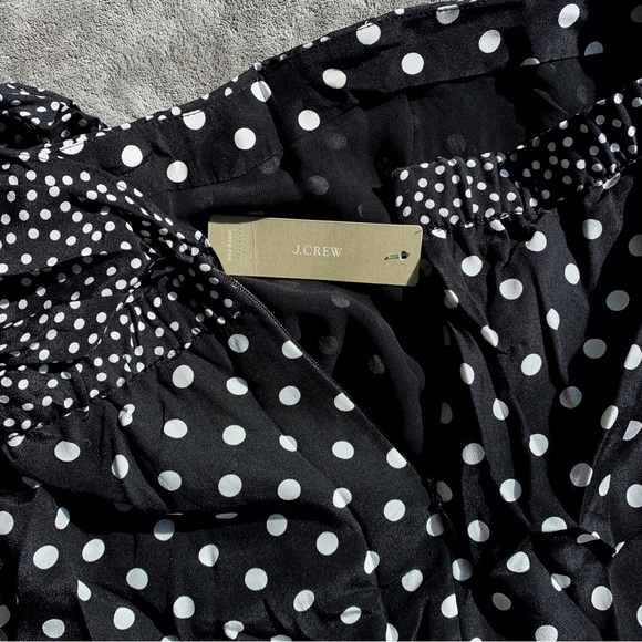 HP 🤩 J•Crew silk one shoulder top - Picture 4 of 10